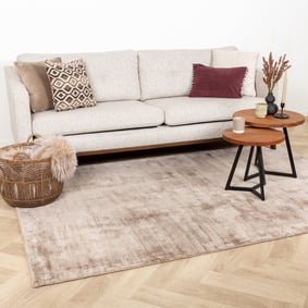 Viskose Teppich - Pearl Taupe 