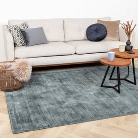 Viskose Teppich - Pearl Türkis