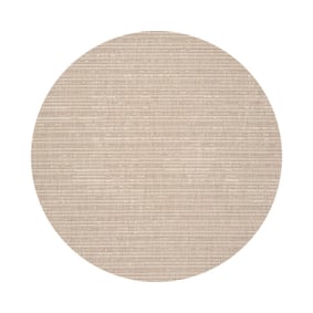 In- & Outdoor Jute Teppich Rund - Nomad Melange Creme - product