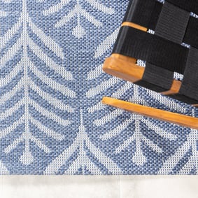 In- & Outdoor Teppich - Summer Leaves Blau - product
