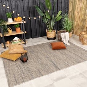 In- & Outdoor Teppich - Zanzi Melange Sand Beige