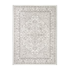In- & Outdoor Teppich Vintage - Victoria Aztec Grau - sfeer