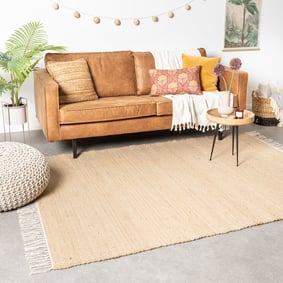 Boho Teppich - Faya Beige