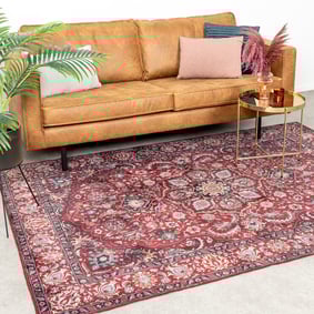 Teppich Vintage - Imagine Medaillon Rot