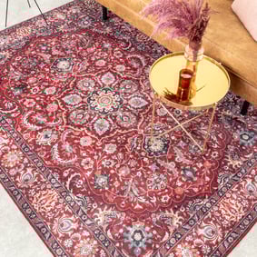 Teppich Vintage - Imagine Medaillon Rot - product