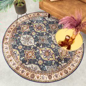 Teppich Vintage Rund - Imagine Oriental Bunt