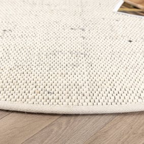 Wollteppich Rund - Dala Creme Meliert - product