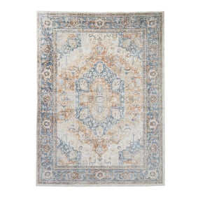 Waschbarer Teppich - Nova Medaillon Bunt - sfeer