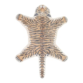 Waschbarer Kinderteppich - Wild Tiger - sfeer