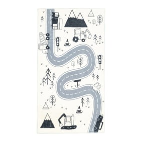 Spielteppich Auto - Dex Road Schwarz - sfeer