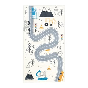 Spielteppich Auto - Dex Road Blau - sfeer