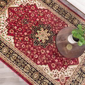Perserteppich - Rezah Medaillon Rot - product