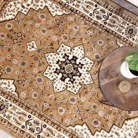 Perserteppich - Rezah Orientalisch Beige Cognac - product