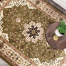 Perserteppich - Rezah Orientalisch Olivgrün - product
