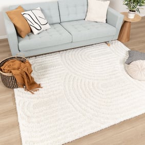 Teppich Skandinavisch - Lova Arches Creme
