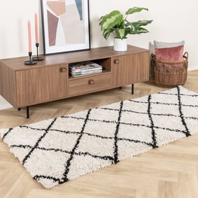 Hochflor Läufer - Sensa Lines Creme