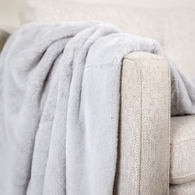 Waschbare Kuscheldecke - Otis Hellgrau - sfeer
