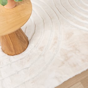 Hochflor Teppich - Carvy Arches Creme - product