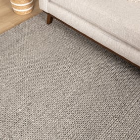 Wollteppich - Twist Grau - product