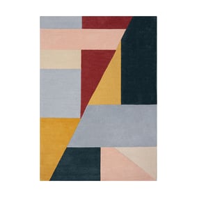 Moderner Teppich - Mozo Alwyn Bunt Rosa - sfeer
