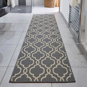 Balkon Teppich - Floreno Milan Anthrazit Beige