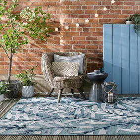 Outdoor Teppich - Plazo Willow Blau