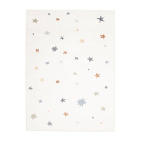 Waschbarer Kinderteppich - Ravi Stars Bunt - sfeer