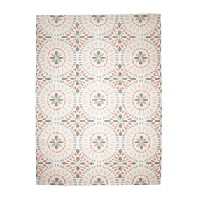 In- & Outdoor Teppich - Ranch Mandala Beige - sfeer