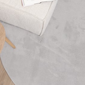 Waschbarer Teppich Rund - Vivid Grau - product