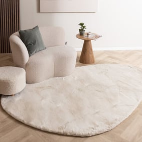 Hochflor Teppich - Comfy Supreme Pebble Creme