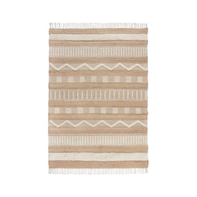 Jute Teppich -  Jubio Medina Natur Creme - sfeer