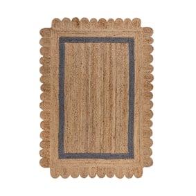 Jute Teppich - Grazo Natur Grau - sfeer