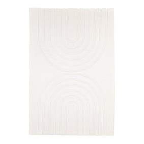 Hochflor Teppich - Carvy Arches Creme - sfeer