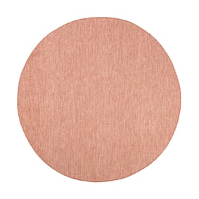 In- & Outdoor Teppich Rund - Costa Terracotta - sfeer