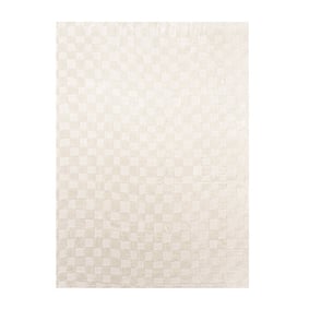 Japandi Teppich - Yori Checkerboard Creme - product