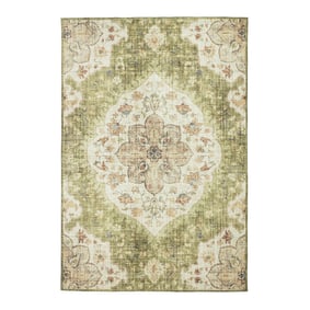 Vintage Gartenteppich - Santo Mandala Grün - sfeer
