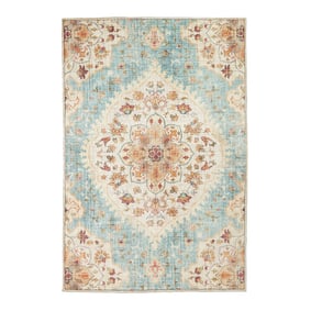 Vintage Gartenteppich - Santo Mandala Hellblau - product