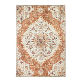 Vintage Gartenteppich - Santo Mandala Terrakotta - sfeer