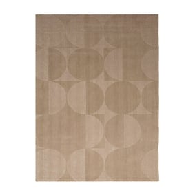 Wollteppich - Giselle Circles Beige - product