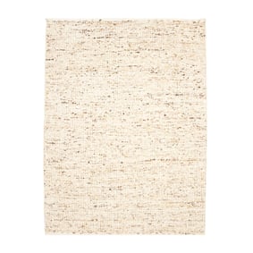 Wollteppich - Nero Beige Meliert - sfeer