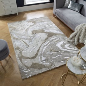 Marmor Teppich - Erio Marbled Beige