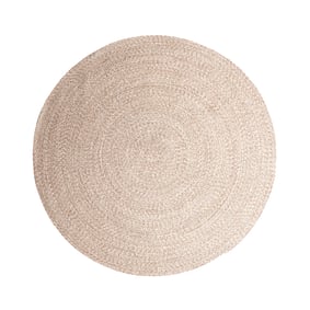 In- & Outdoor Jute Teppich Rund - Bali Beige - sfeer