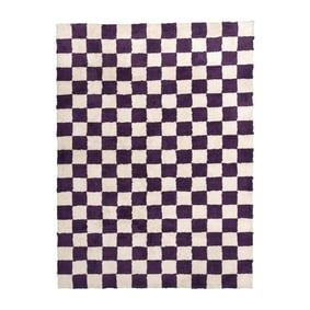 Retro Teppich - Gambit Violett Weiß  - product