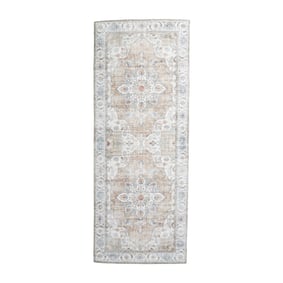 Waschbarer Läufer - Domingo Mandala Beige - sfeer