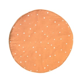 Krabbeldecke Rund - Luna Dots Orange - product