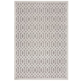 In- & Outdoor Teppich - Piatto Mataro Creme Weiß - sfeer