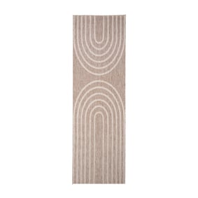 Balkonteppich - Sierra Arches Beige Creme - sfeer