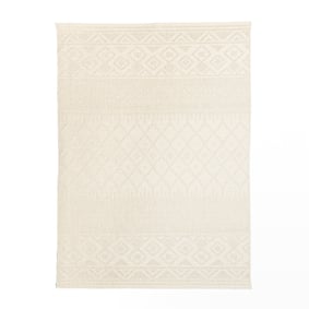 In- & Outdoor Teppich - Dunes Geo Creme - sfeer
