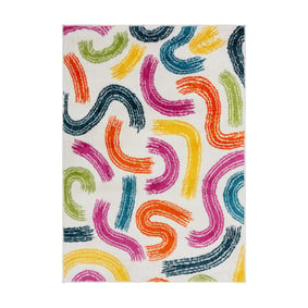 Bunter Kinderteppich - Radiso Doodle Multicolor - sfeer