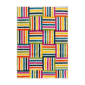 Bunter Kinderteppich - Radiso Blocks Multicolor - sfeer